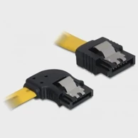 DELOCK Kabel SATA, lijevi na ravni konektor, metalni, 0.3 m