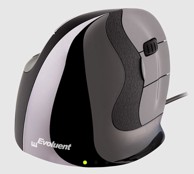 EVOLUENT Miš VMDL, USB Type-A, laserski, desni, crna
