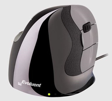 EVOLUENT Miš VMDL, USB Type-A, laserski, desni, crna