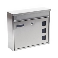 WILTEC Poštanski sandučić, inox, V12