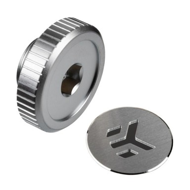 EKWB Čep za brtvljenje EK-Quantum Torque, G1/4, s logotipom EKWB, satin titanium
