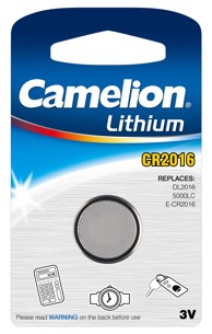 CAMELION Litijska dugmasta baterija CR2016 1 kom