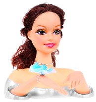 Model lutke za izradu frizura + rekviziti