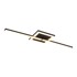 TRIO Crna LED stropna svjetiljka 16x54 cm Viale