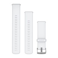 GARMIN Remen za pametni sat Venu 3, 22mm, silikonski, bijeli kamen, srebrni detalji