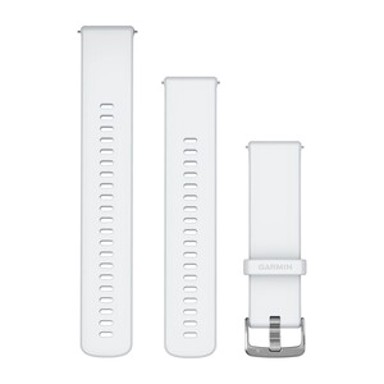 GARMIN Remen za pametni sat Venu 3, 22mm, silikonski, bijeli kamen, srebrni detalji