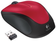 LOGITECH Bežični optički miš M235 USB, crveni