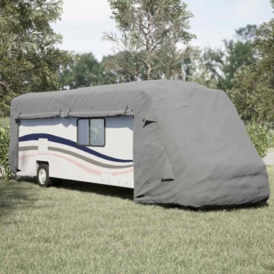 Navlake za kamper, 970x235x275 cm, netkana tkanina, sive