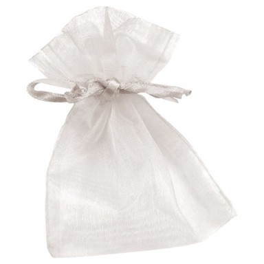 KNORR PRANDELL Ukrasne vrećice Organdi, 10 x 8 cm, pakiranje 24 kom, bijele