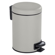 WENKO Smeđe-bež koš za smeće s pedalom Leman, 3 l