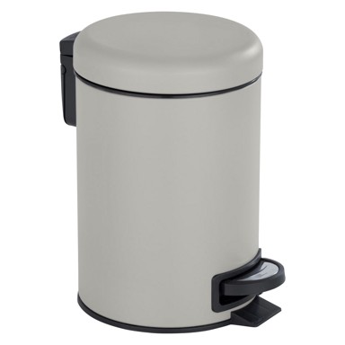 WENKO Smeđe-bež koš za smeće s pedalom Leman, 3 l