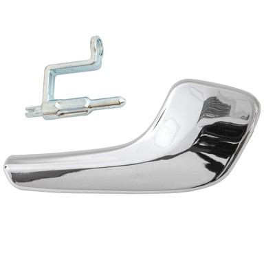 Unutarnja kvaka vrata kromirana desna + klin unutarnje kvake vrata set za Opel Corsa D 06-14, 2 kom.