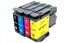 INKDIGO Komplet tinti LC521 za Brother DCP-J1260W DCP-J1313DW, crna, cijan, magenta, žuta