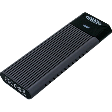 ORIGIN STORAGE Vanjski SSD OS-EUCM2/NVME-SATA, 512 GB, USB-A / USB-C 3.2 Gen 1, crno