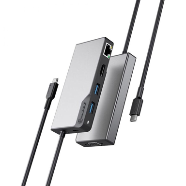 ALOGIC Docking stanica UCFUPRGVV2-SGR, siva