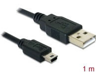 DELOCK USB 2.0 kabel A–Mini-B 5-pin, 1 m