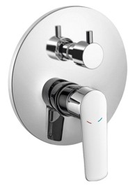 BRUCKNER Ugradbena tuš baterija Schmitz, 2 izlaza, kromirana