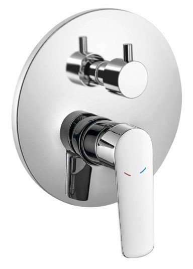 BRUCKNER Ugradbena tuš baterija Schmitz, 2 izlaza, kromirana