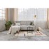 BONAMI SELECTION Zelena sklopiva kutna garnitura od samta (promjenjiva) Tori, 230x170x80 cm