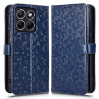 Preklopna futrola za Motorola Edge 70 Fusion, novčanik u obliku romba, plava