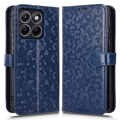 Preklopna futrola za Motorola Edge 70 Fusion, novčanik u obliku romba, plava