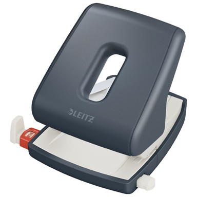 LEITZ Bušač 2 rupe Cosy 50040089, do 30 listova, sivi, blister