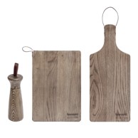 BONAMI SELECTION Drveni komplet mlina i daske 3 kom