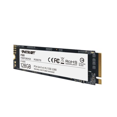 PATRIOT SSD disk P300 NVMe PCIe 3.0 M.2 Typ 2280 128 GB