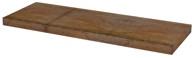 SAPHO Drvena polica za umivaonik, 120×39 cm, Old Wood dekor, DTD/HPL