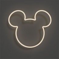 DISNEY Neonska LED lampa Mini Mikijeve Uši, žuta