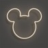 DISNEY Neonska LED lampa Mini Mikijeve Uši, žuta