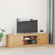 TV stalak HILL, zidni, 158x40x39,5 cm, medena