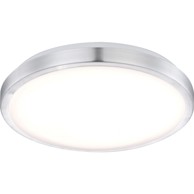 GLOBO Plafonjera LED Robyn, 12 W, 30 cm, srebrna
