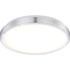 GLOBO Plafonjera LED Robyn, 12 W, 30 cm, srebrna