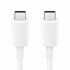 SAMSUNG Kabel EP-DX510JWEGEU, tip C na tip C, 5 A, 1,8 m, bijeli