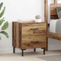 Noćni ormar s ladicama 2 kom 40 x 35 x 47,5 cm, staro drvo