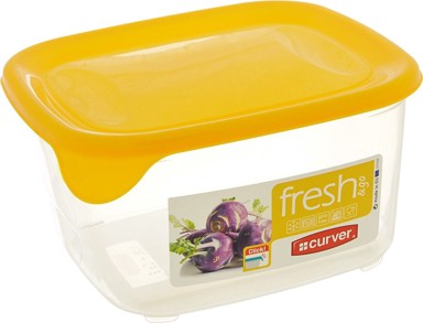 CURVER Posudica za spremanje hrane Fresh&Go - narančasta - 1,2 L
