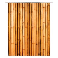 WENKO Narančasta zavjesa za tuš Babusa