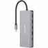 CANYON USB hub C 13 in 1, 2*HDMI, 15 cm cable