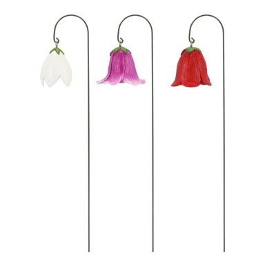 ESSCHERT DESIGN Vrtni kolci u setu 3 kom od polyresina Bell