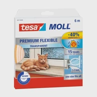 TESA Traka za brtvljenje Premium Flexible, 6 m, transparentna