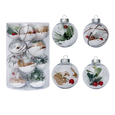 Kuglice, ø 8 cm, 16/1 pak, punjene