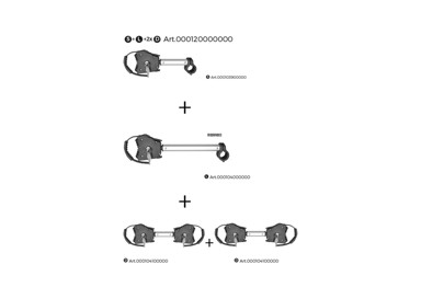 MENABO Set držača kotača