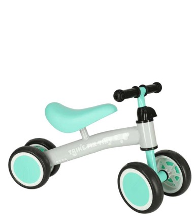 TRIKE FIX Bicikl bez pedala s 4 kotača, Tiny, zeleni