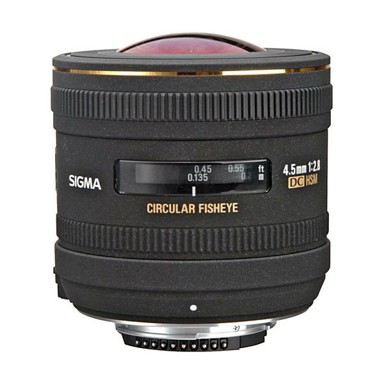 SIGMA Objektiv 4.5mm F/2.8 EX DC Circular Fisheye za Pentax, crna