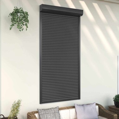 Roleta, 110 x 220 cm, aluminij i poliuretan, antracit