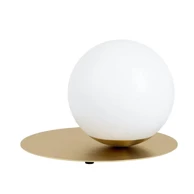 Stolna lampa Arenales, E27, V-195, mesing/opal
