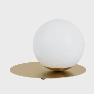 Stolna lampa Arenales, E27, V-195, mesing/opal