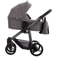 BEBETTO Dječja kolica Vulcano 03/GRF 3u1 B, siva