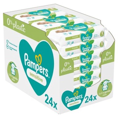 PAMPERS Vlažne maramice Sensitive, 24 x 52